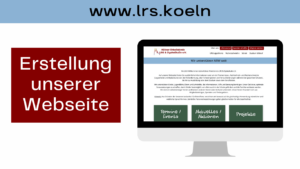 Erstellung unserer Webseite